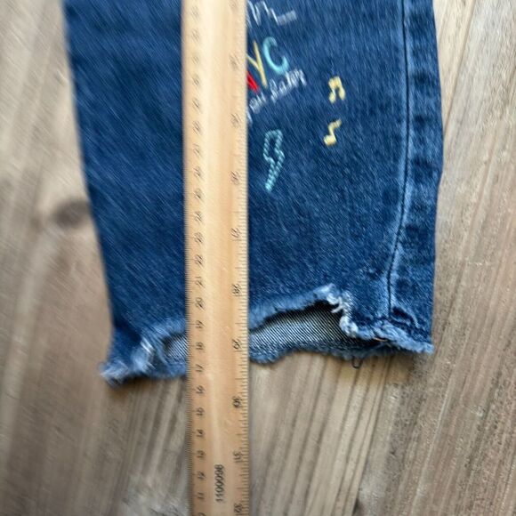 Gap - Anniversary Limited Edition Embroidered Jeans Girls - Size 10 Plus - Picture 4 of 8